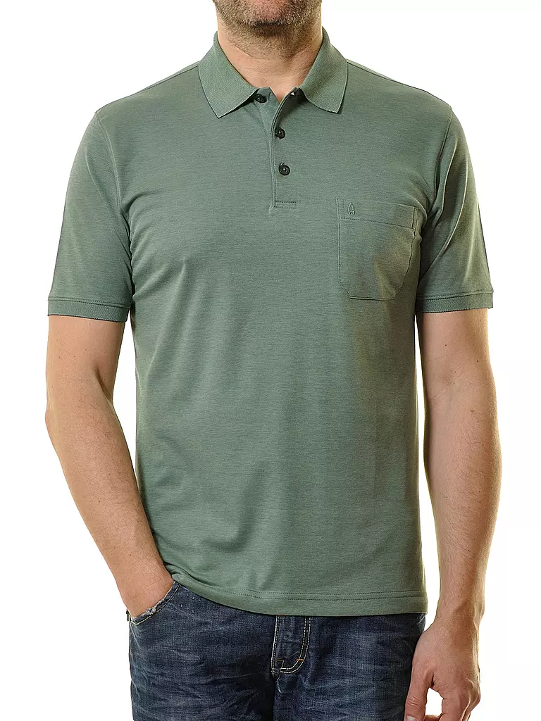 RAGMAN Poloshirt  grün