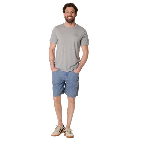 Stoic - Merino155 LaholmSt. Print T-Shirt Mountain II - Haut en mérinos
