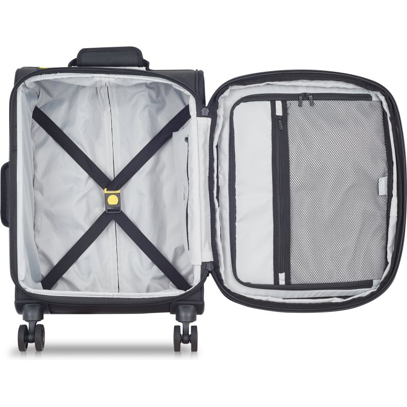 Maubert 2.0 valise cabine extensible 4 doubles roues 55 cm noir