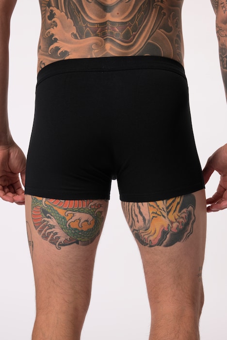 JP AWARE Hip-Pants im 2er-Pack, GOTS zertifizierte Biobaumwolle, Bauchfit, bis 7 XL