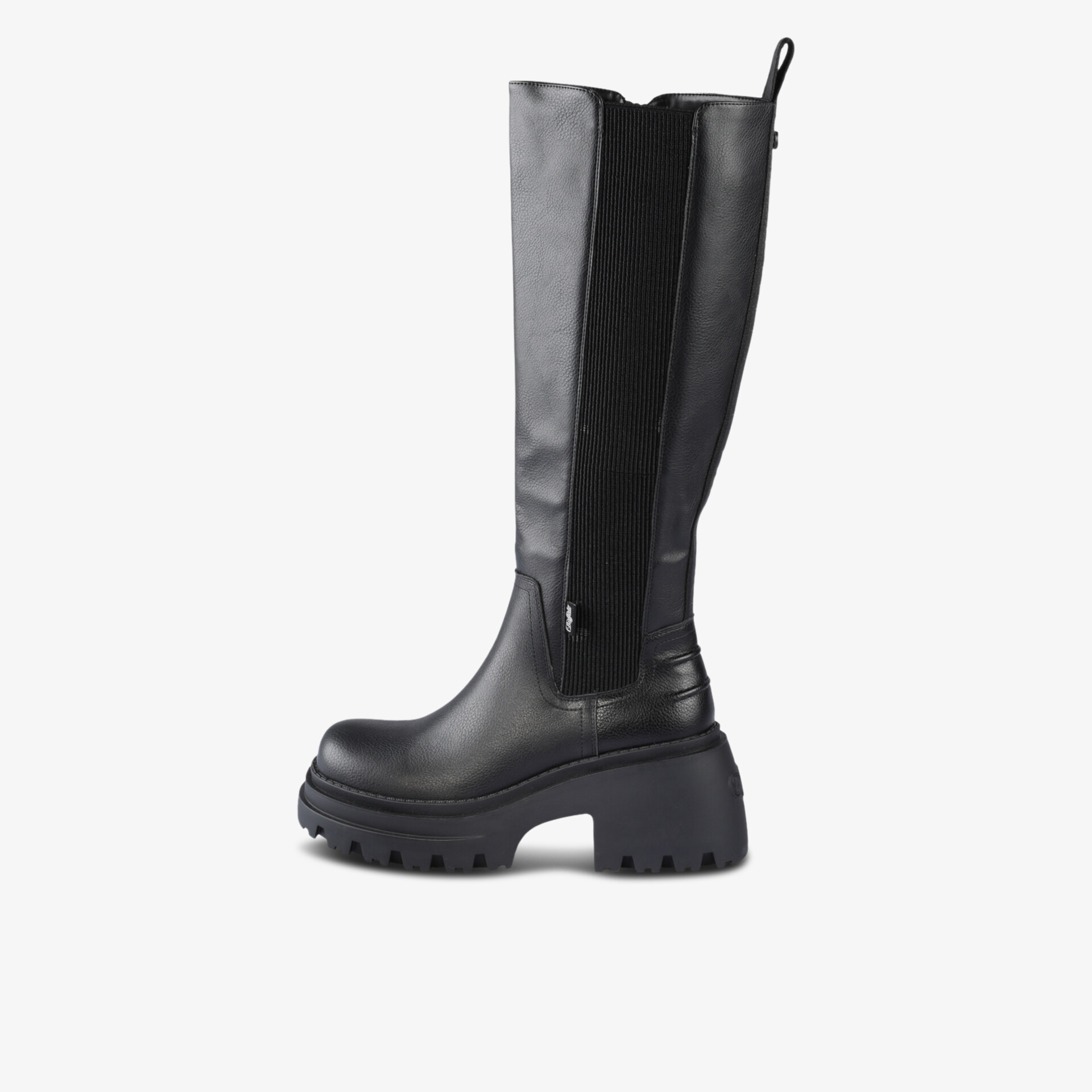 Buffalo Damen klassische Stiefel schwarz