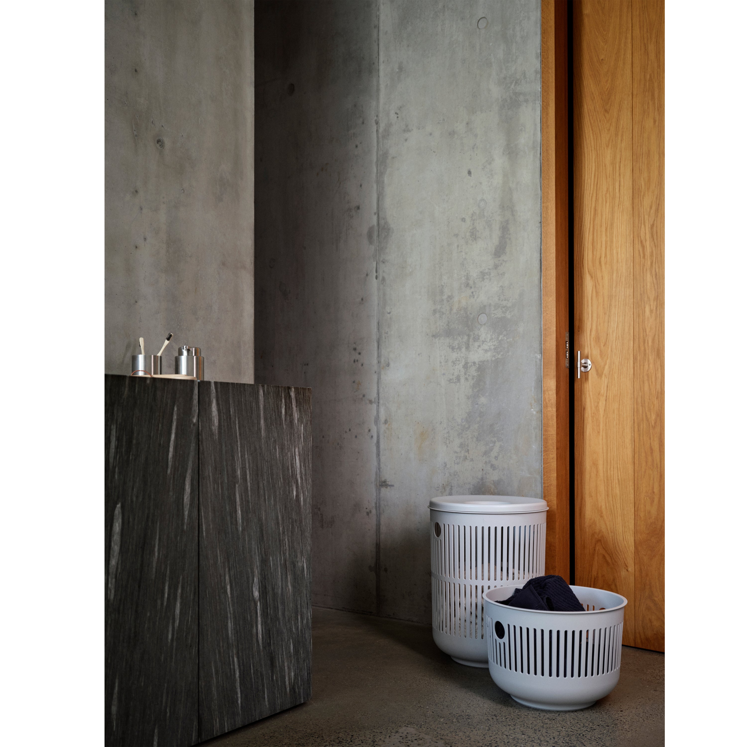 Zone Denmark Ume Wasmand H 29 cm - Lichtgrijs