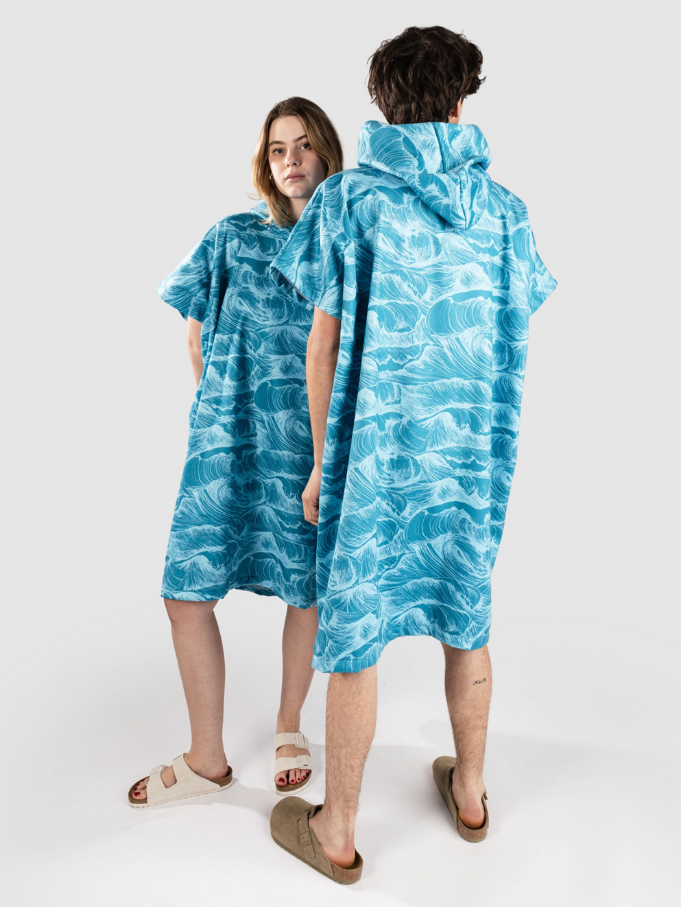 After Ocean Surf Poncho blue