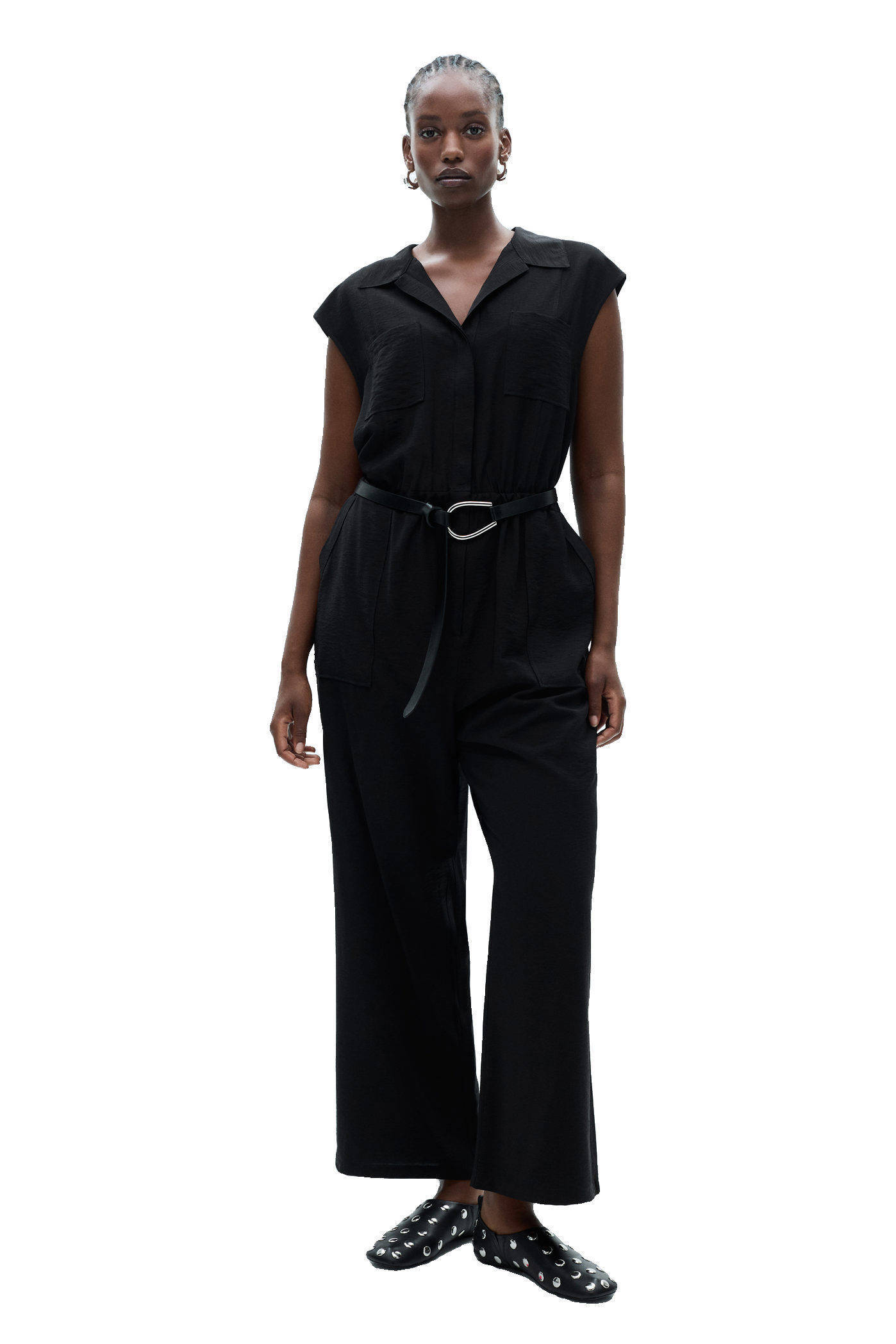 Mango jumpsuit zwart