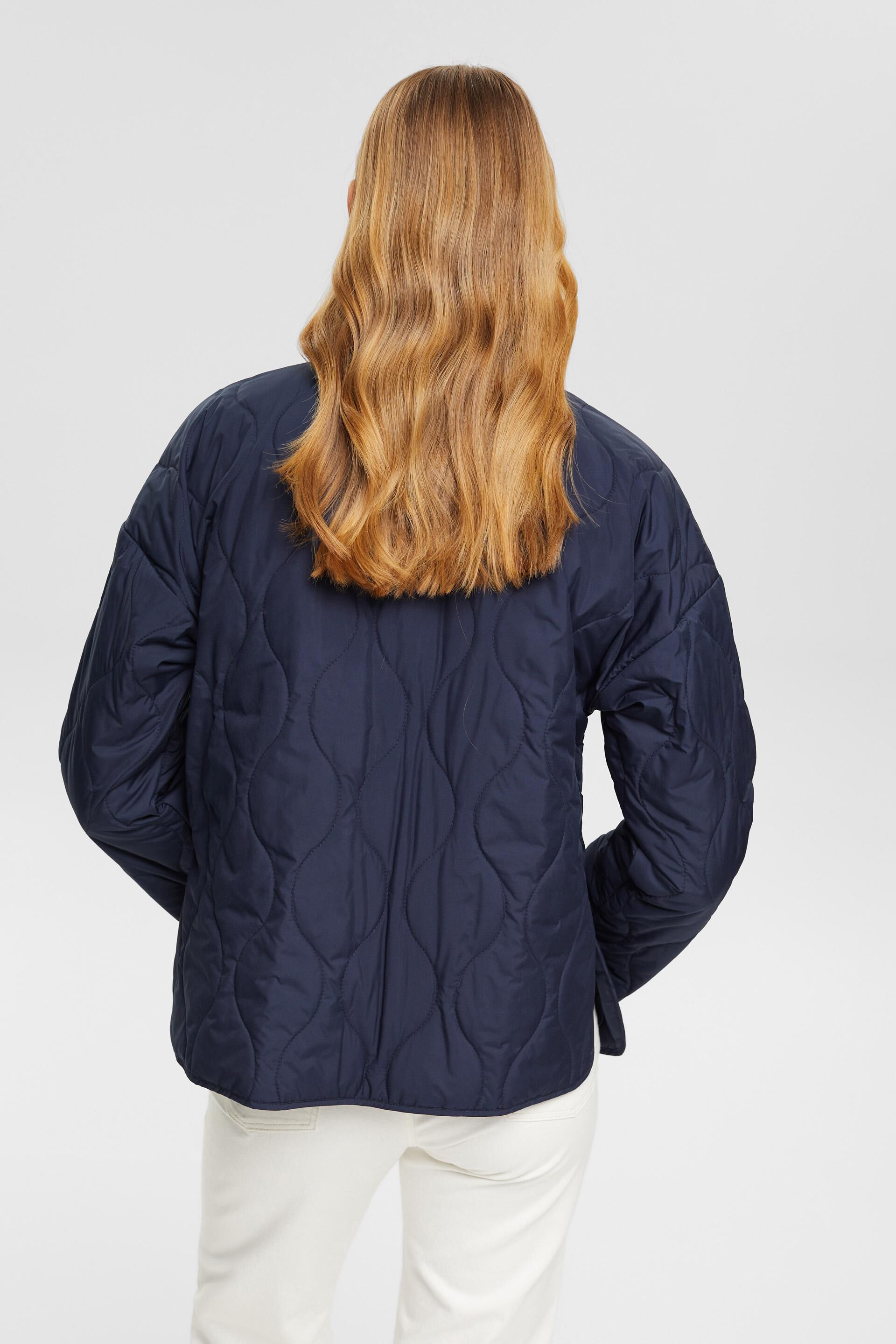 Blouson bombardier extra léger d’aspect matelassé