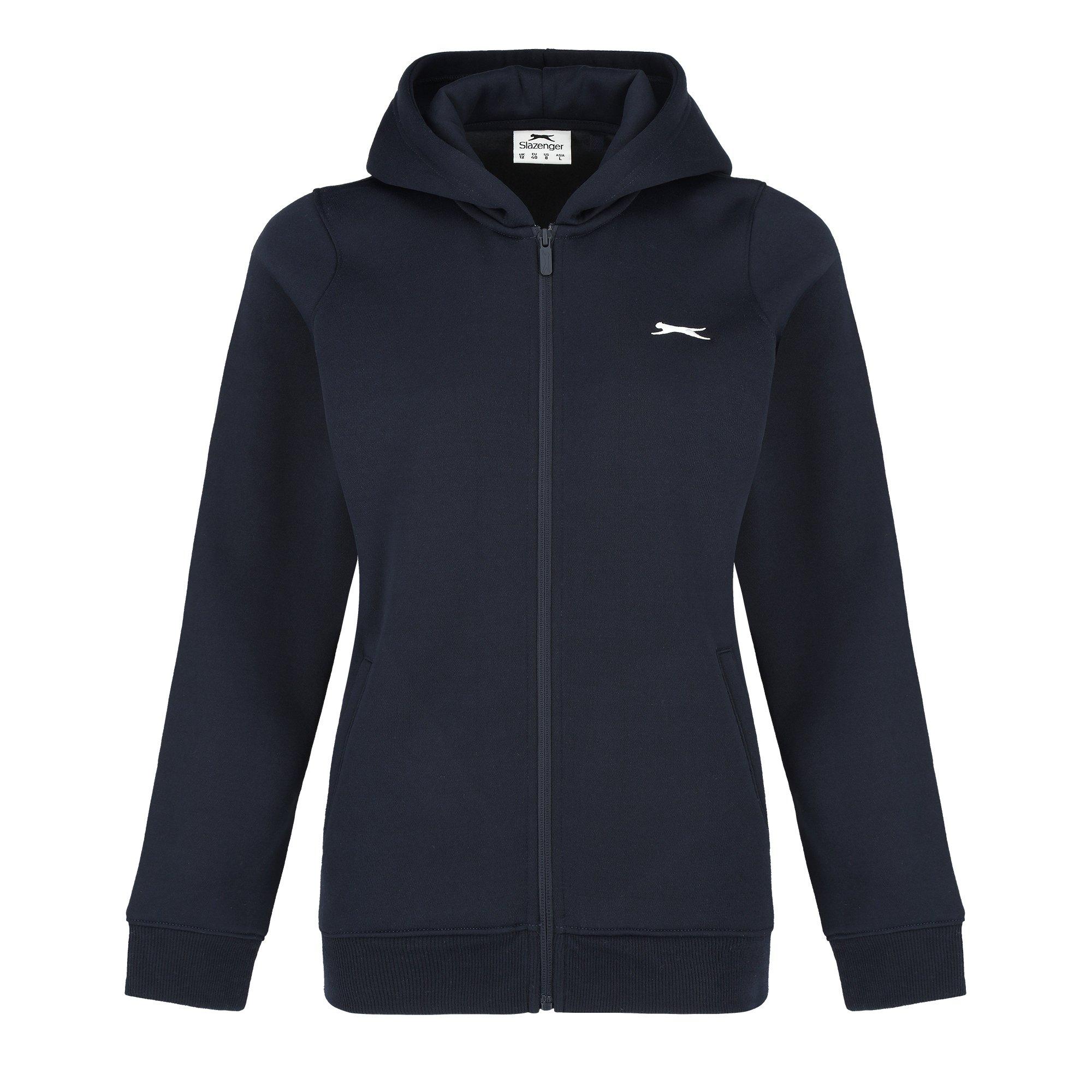 Slazenger Fitted Full Zip Hoodie Womens