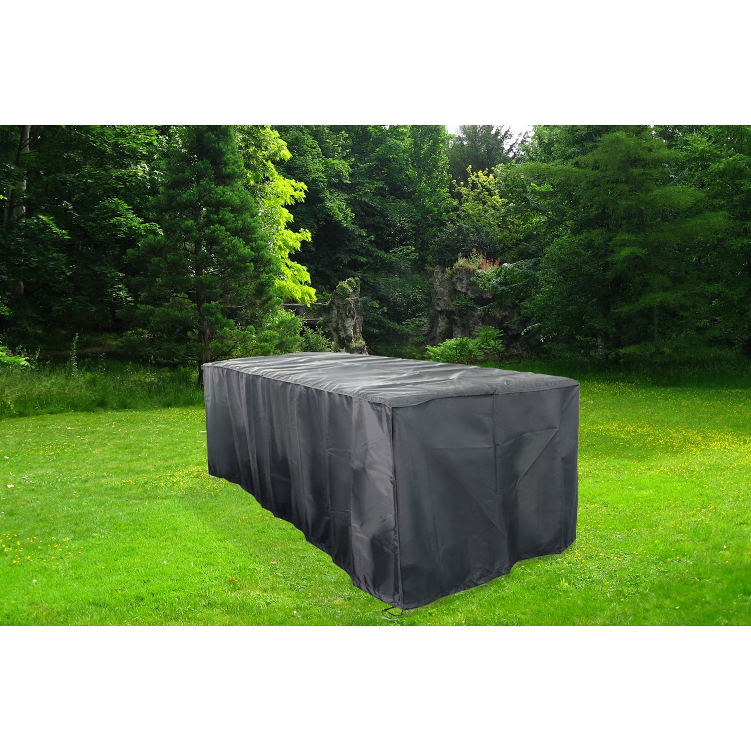 Housse de protection salon de jardin 155x94x68cm + chaises - alassio aluminium 6 places