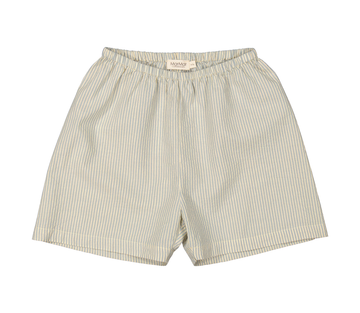 Pajama Shorts, Shorts - Blue Stone Stripe