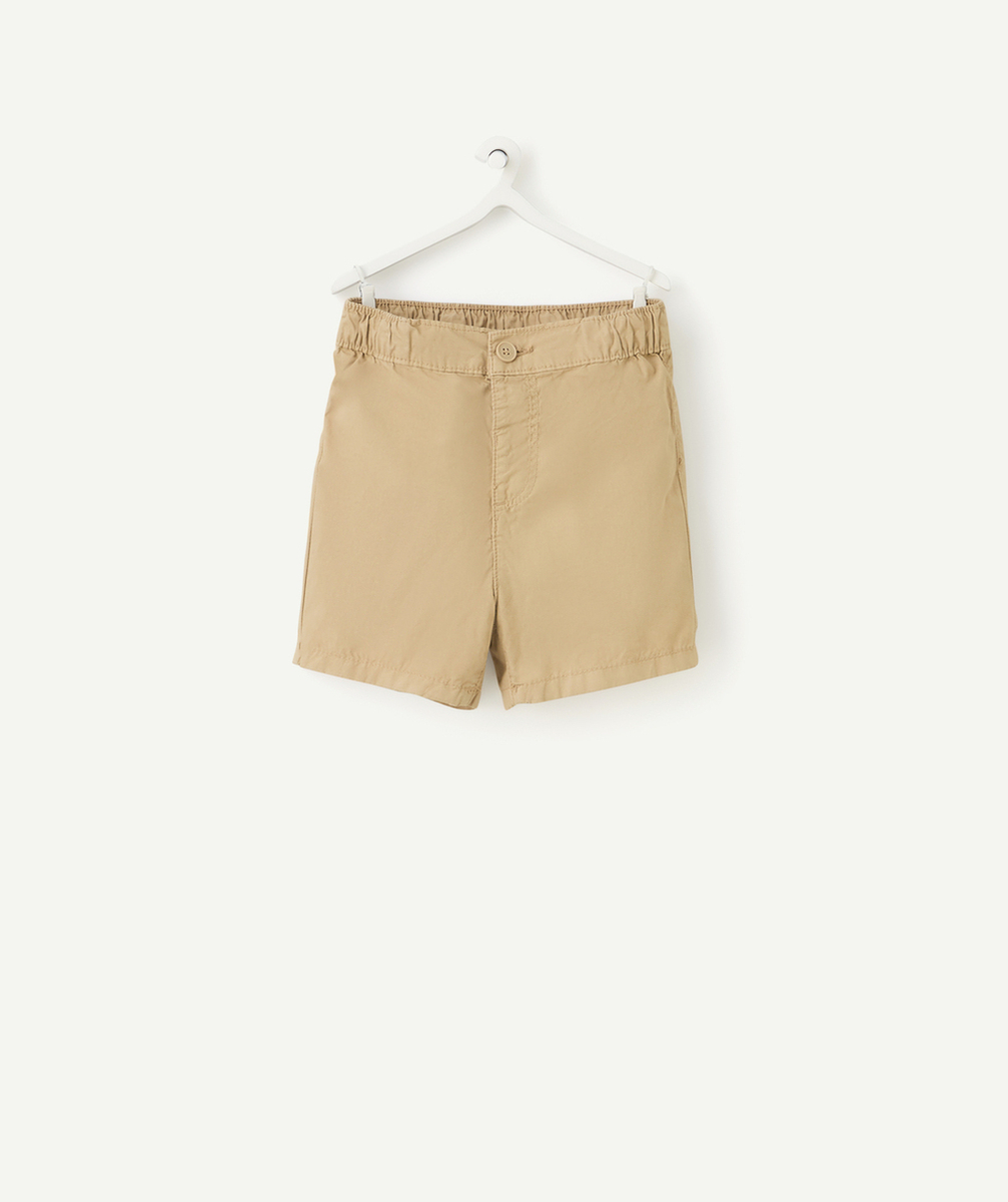 bermuda droit bébé garçon beige