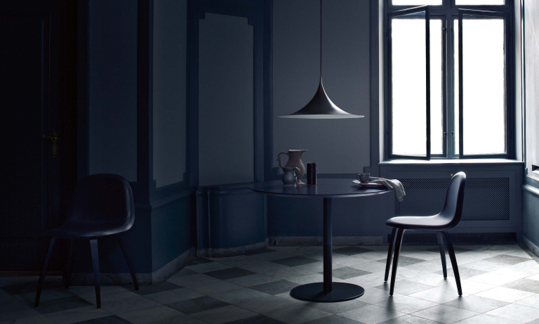 Gubi Semi hanglamp Ø60 SM3 mat zwart