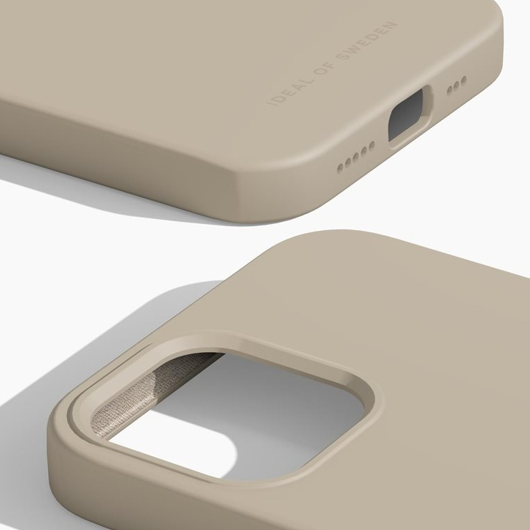 iPhone 12 / iPhone 12 Pro Silikon Hülle Case Recycled (IDSICSI23-I2061-128) - Beige