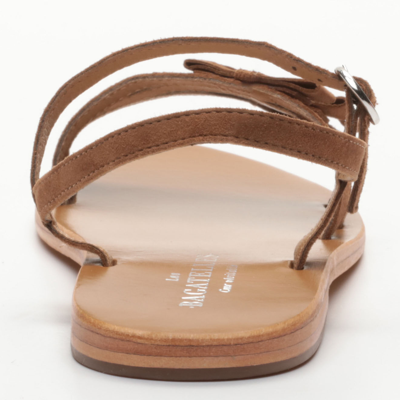 Les Bagatelles Sandales en Cuir Chakori camel/marron