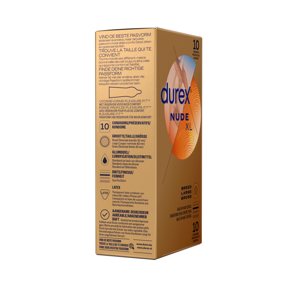 Durex Condooms Nude XL10 stuks