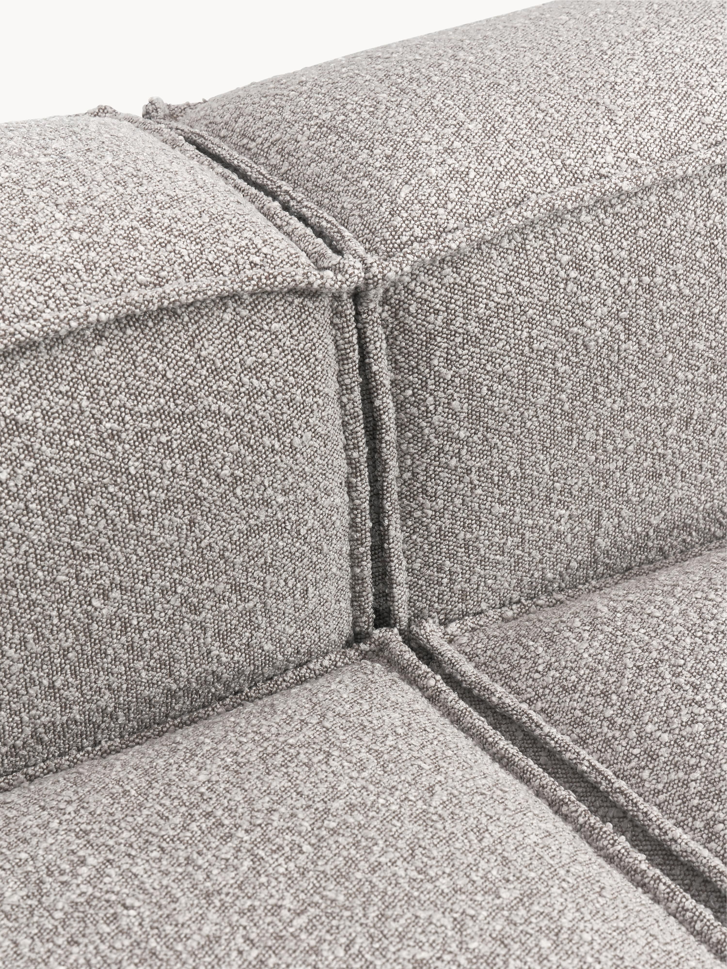 Bouclé modulaire XL hoekbank Lennon (4-zits)