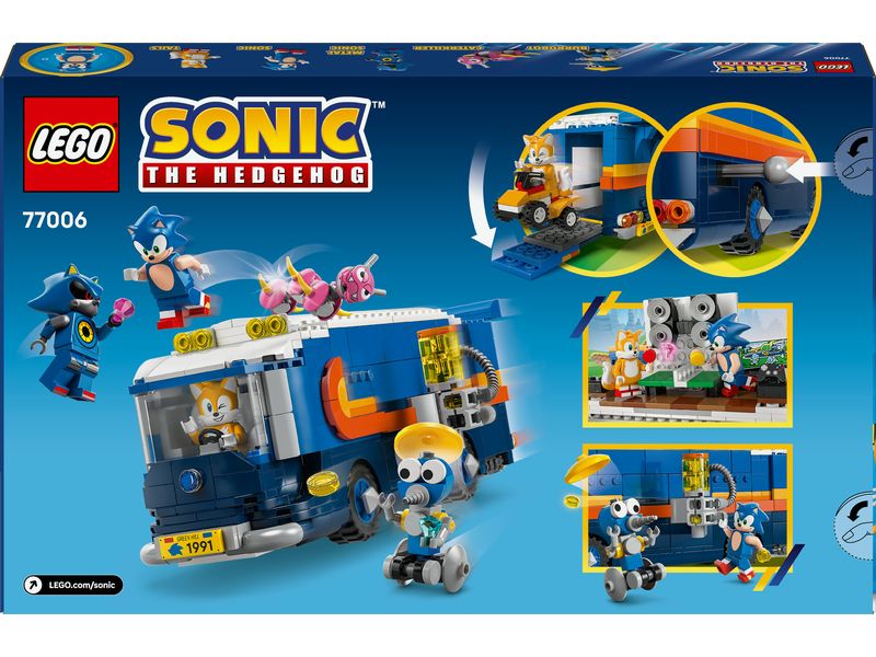 LEGO® Sonic Team Kommando-Truck 77006 Unbegrenzter Spielspass für Sonic Fans