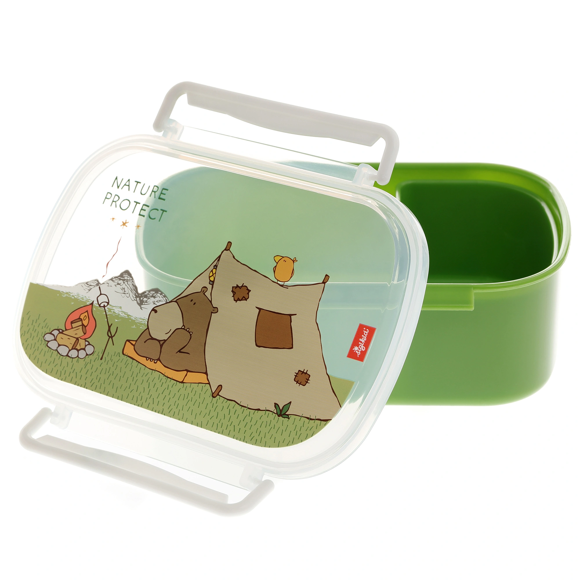 Brotdose FOREST GRIZZLY in grün