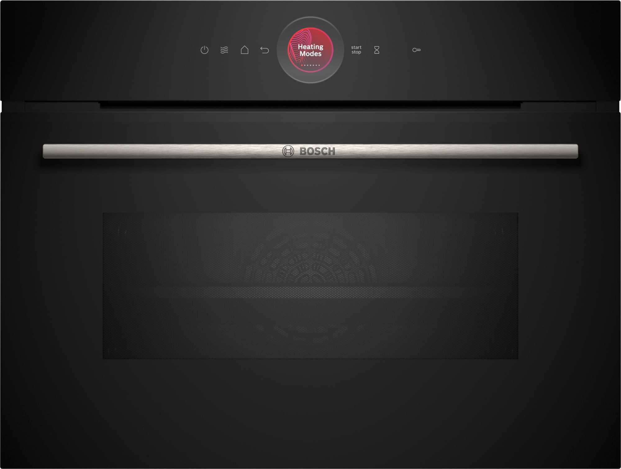 Forno compacto Série 8 com micro-ondas 60 x 45 cm Preto CMG7241B1
