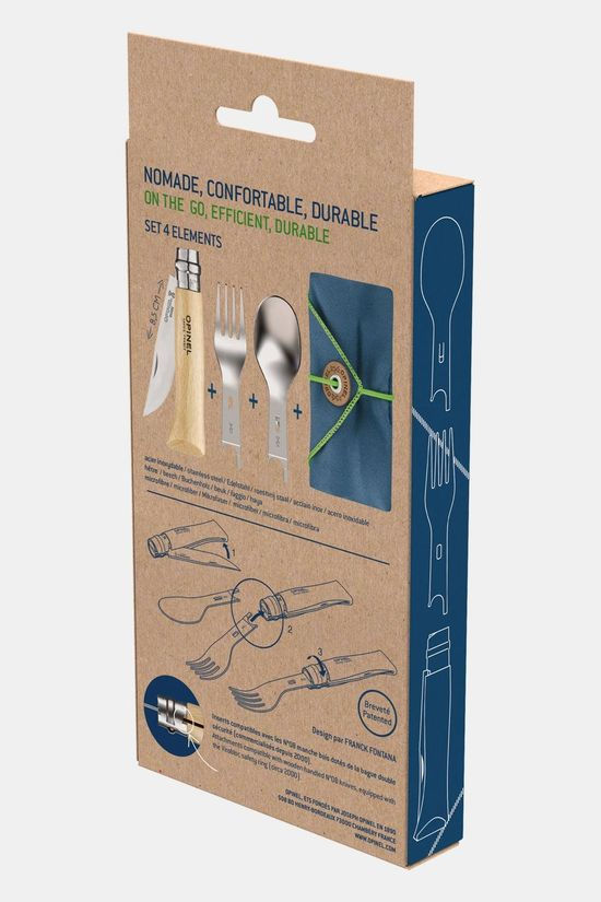 Opinel Opinel Picknic Plus Outdoor Cutlery Set 4-delig Reisbestek
