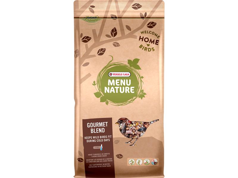 Versele Laga Wintervogelfutter Menu Nature Gourmet Blend, 3 Energiereiche Wildvogelfuttermischung für kältere Tage