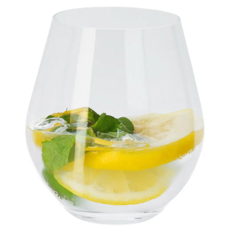 Excellent Houseware Tumbler glazen - 400 ml - 4x stuks