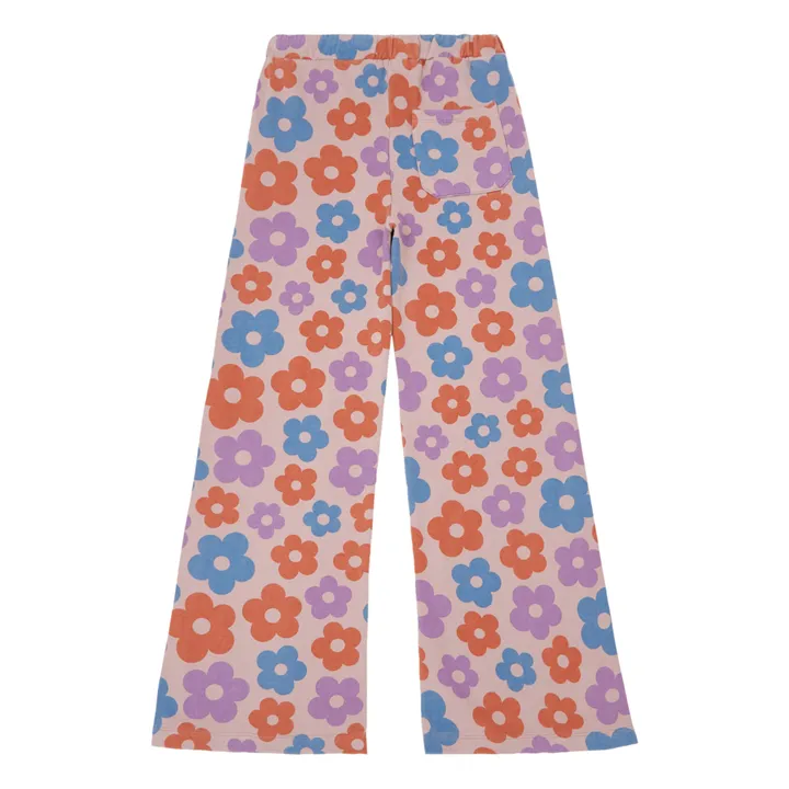 Longlivethequeen Pantalon Fleurs Coton Bio | Rose