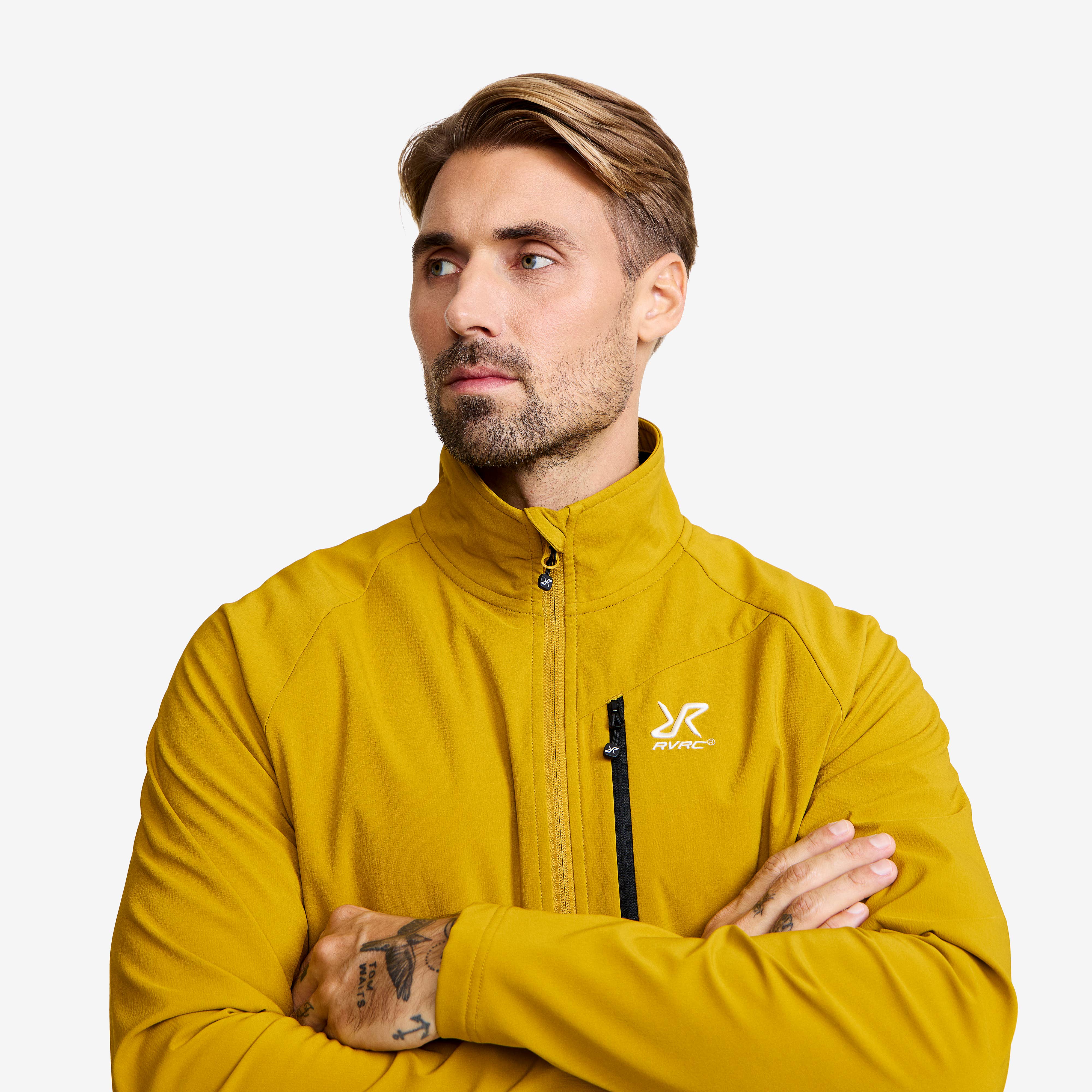Exciter Light Softshell Jacket Herre Golden Palm