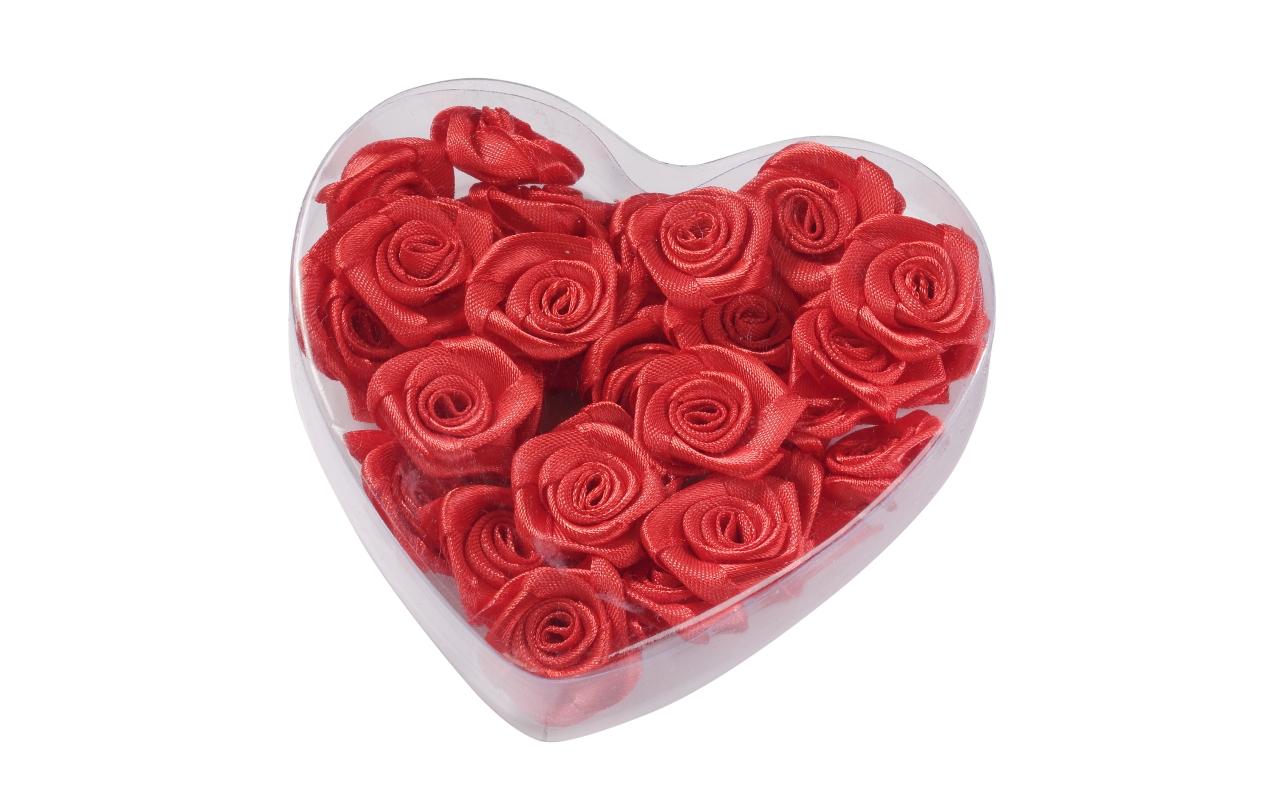 Streudeko Rosen 30 Stück, RotStreurosen zur Dekoration/ Hochzeit