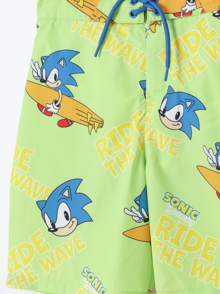 Maiô de surfista do Sonic - Verde
