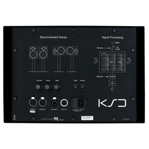 KS Digital A200 MK2 BK right
