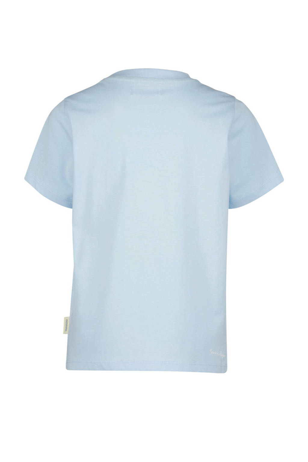 Vingino T-shirt met tekst lichtblauw