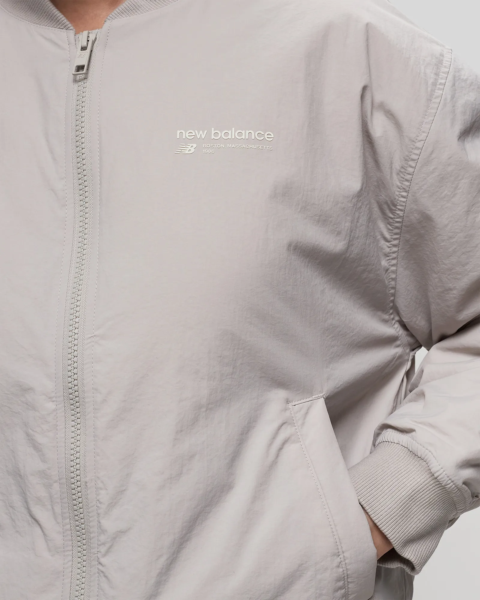 New Balance Linear Heritage Woven Bomber Jacket