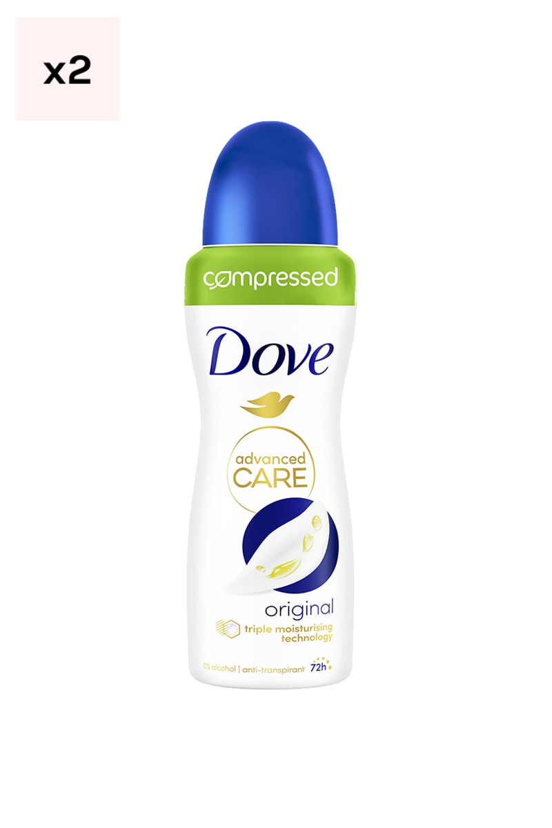 Déodorants spray compressés - 2 x 100 ml