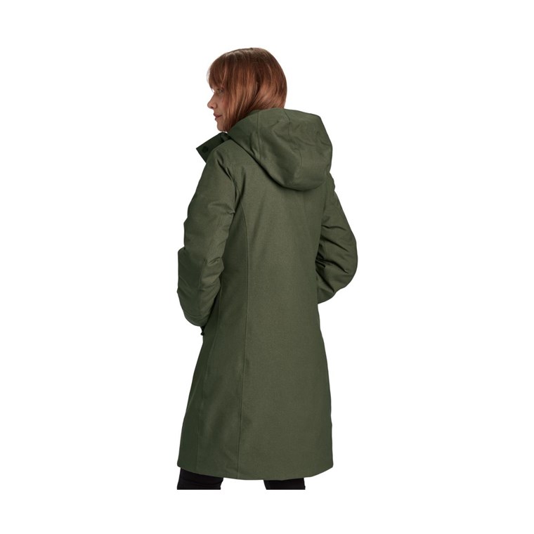 Nordisk Tana Elegant Down Insulated Coat Women Dark Moss