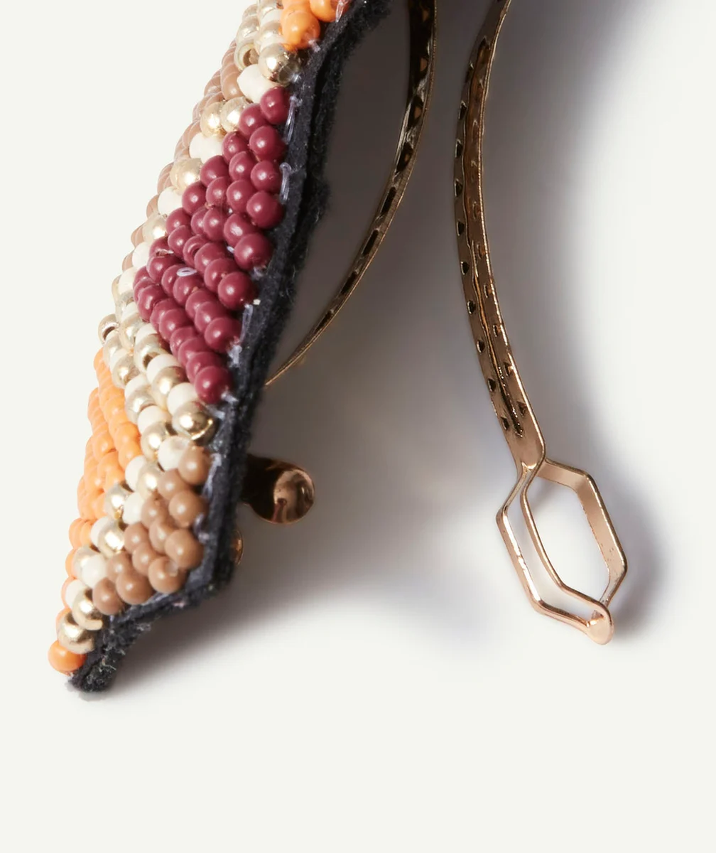 BARRETTE FILLE AVEC PERLES