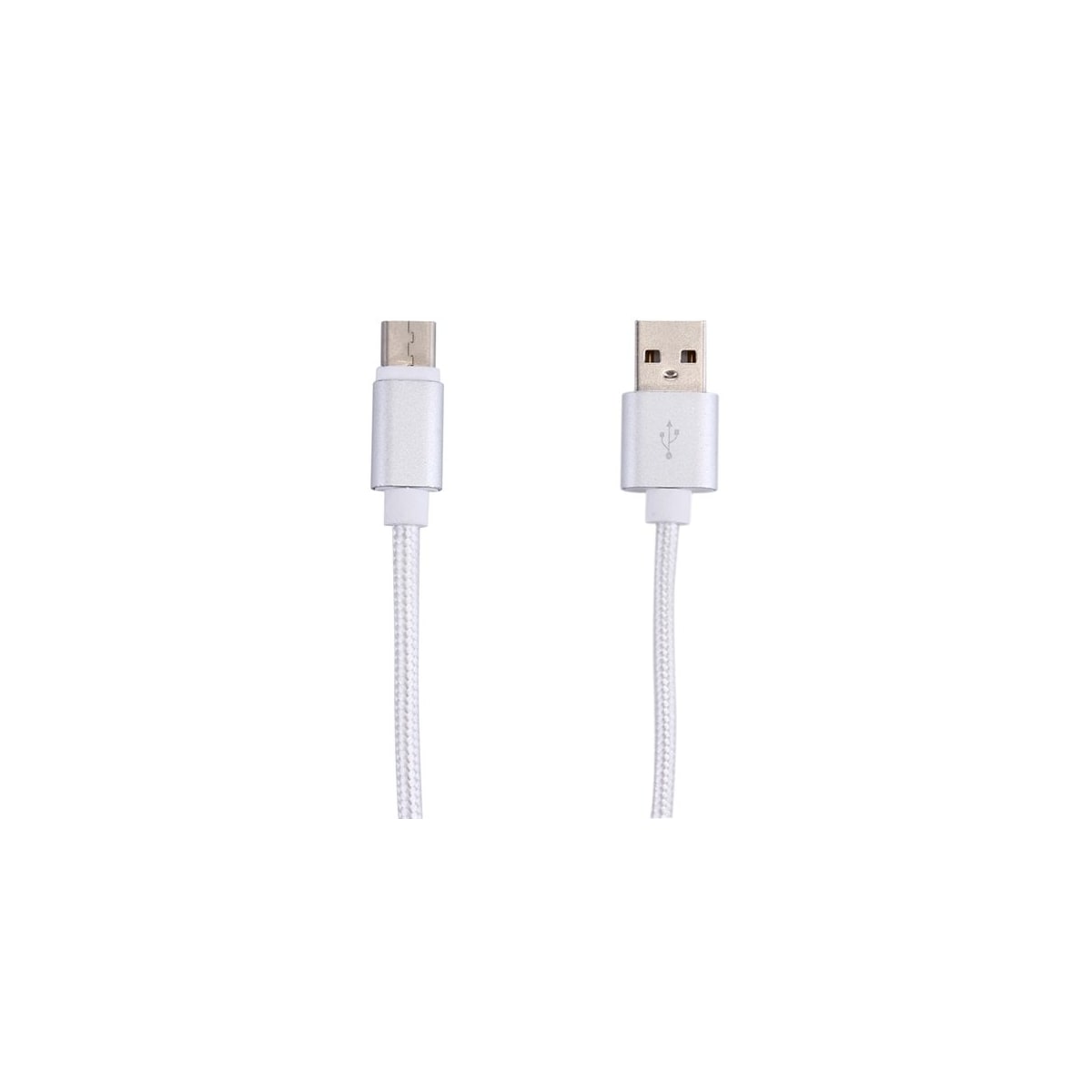 Kort USB-kabel 3.1 Type-C av kraftig nylonstoff