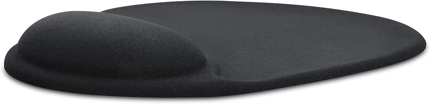(23x26cm) Vellu Gel Mousepad Mauspad mit Gel Handballenauflage (SL-620802-BK) - Schwarz