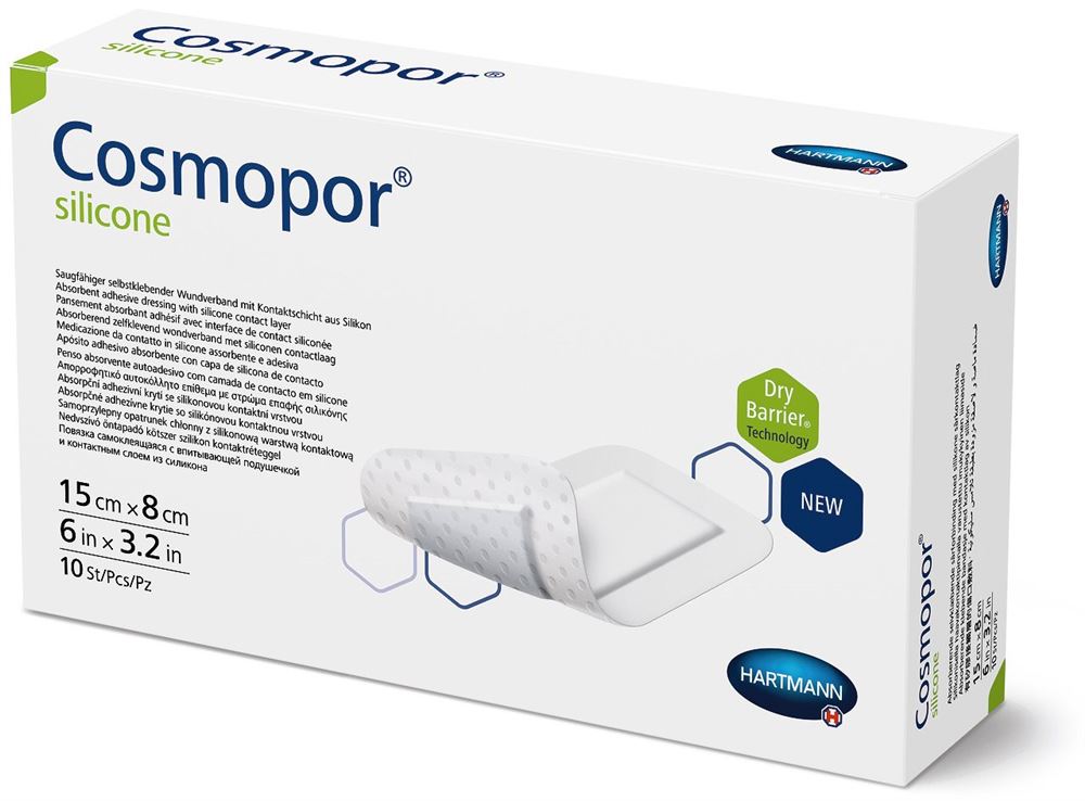 COSMOPOR silicone 15x8cm 10 Stk