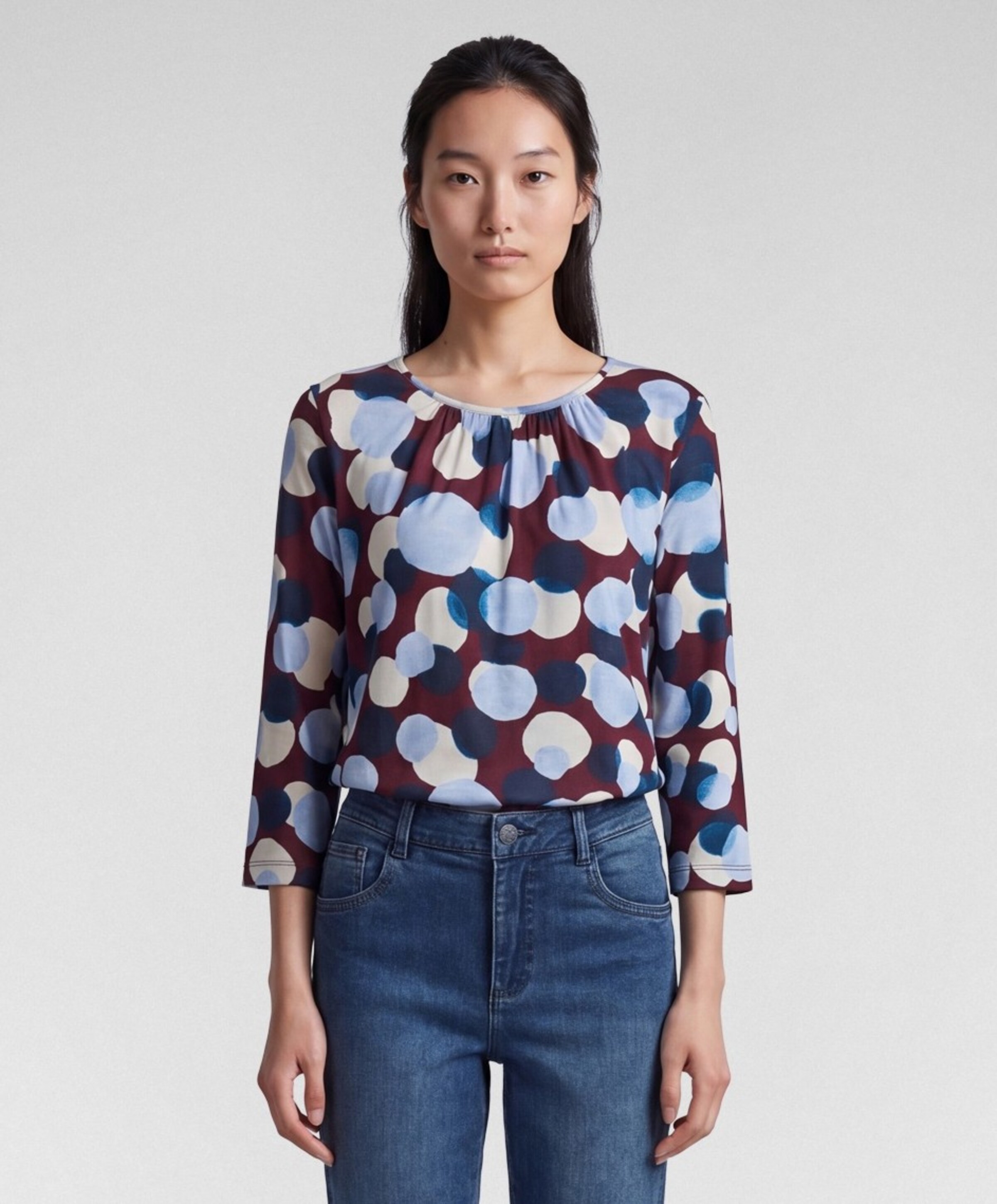 Rabe Dames longsleeve bordeaux