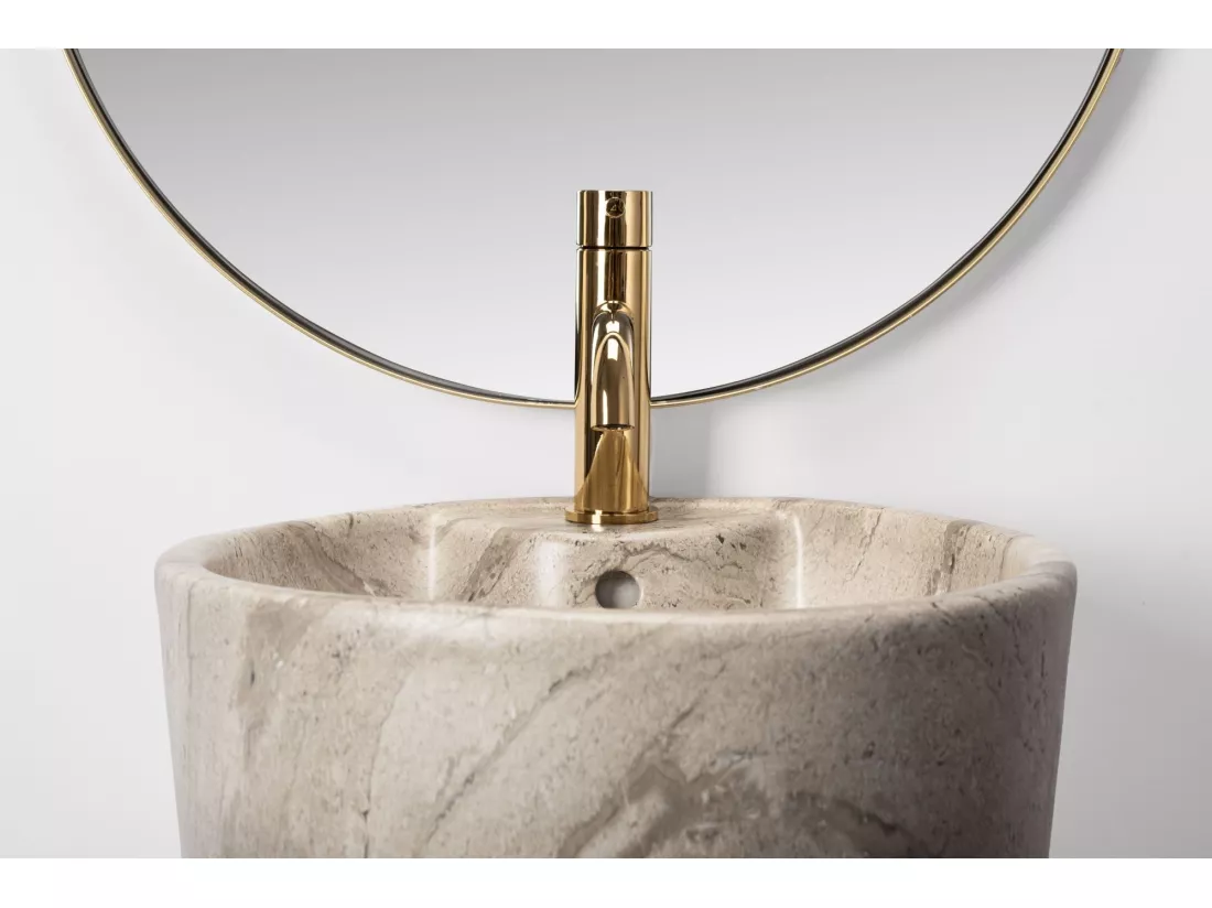 Vasque Autoportante Rea Blanka Natural Matt Beige