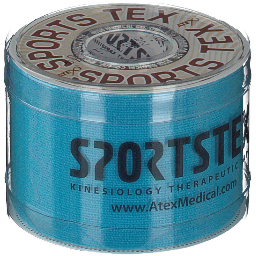 ATEX® SPORTS TEX Kinesiologie Tape 5 cm x 5 m Blau