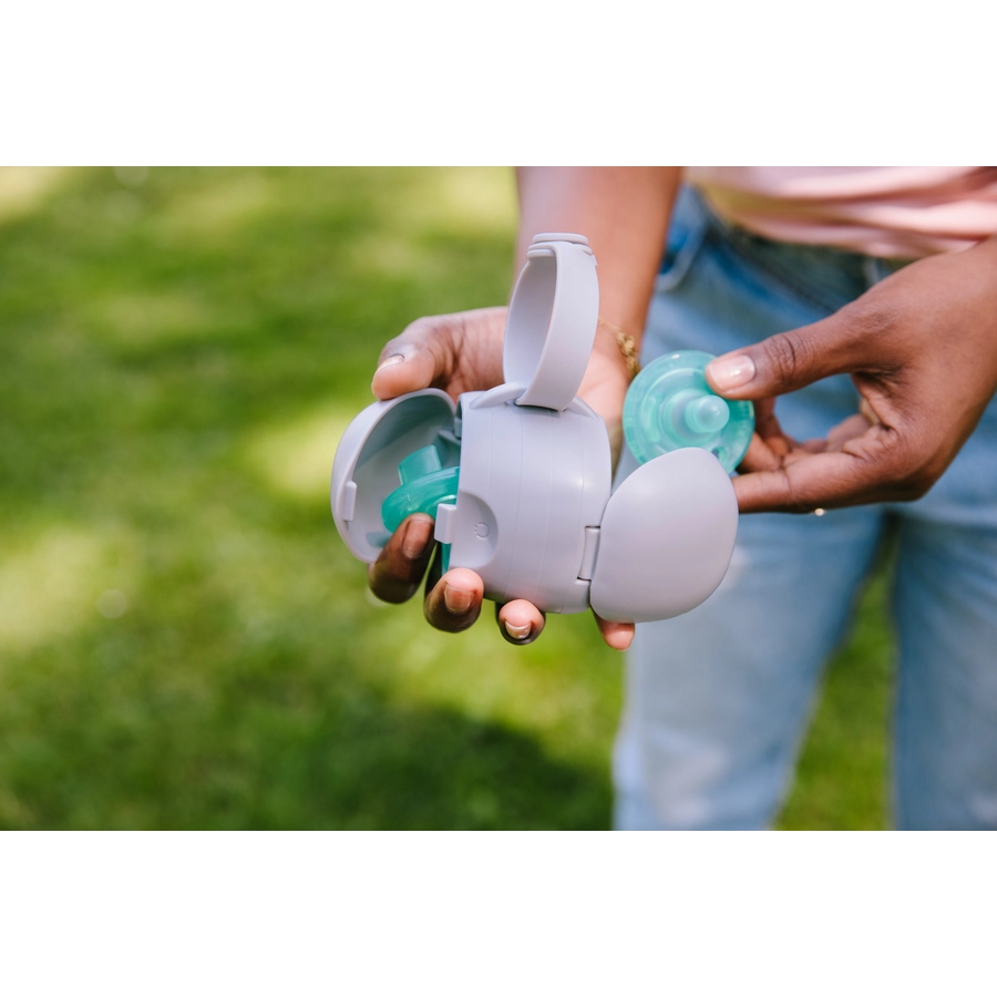 ubbi® Schnullerhalter, grau