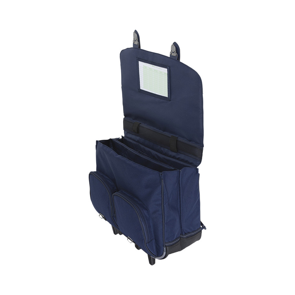 Cartable trolley Tristan bicolore