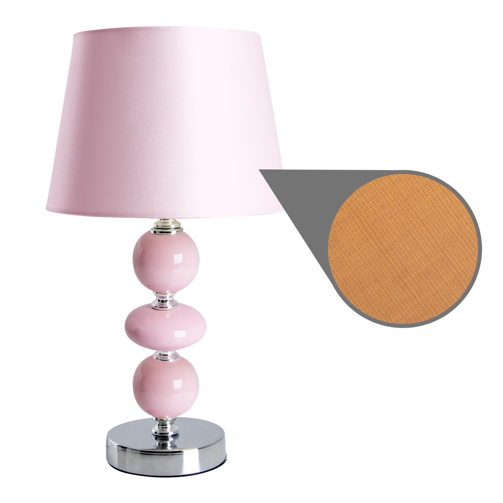 Tischleuchte ARAGA - rosa - 36 cm