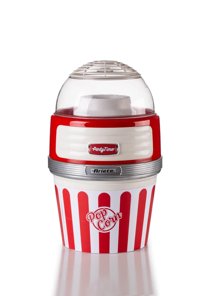 Party Time popcorn popper Rød