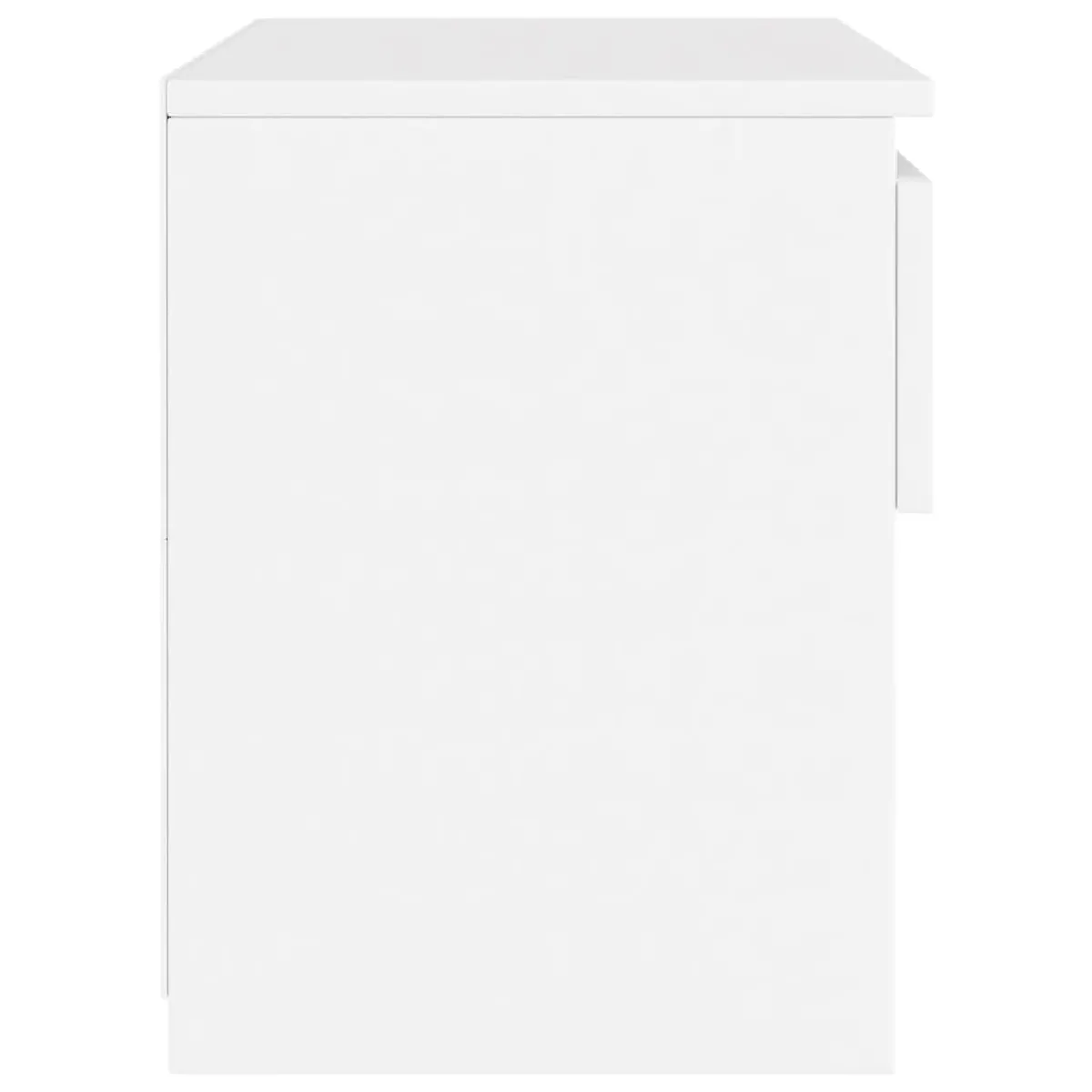 VIDAXL Table de Chevet Blanc