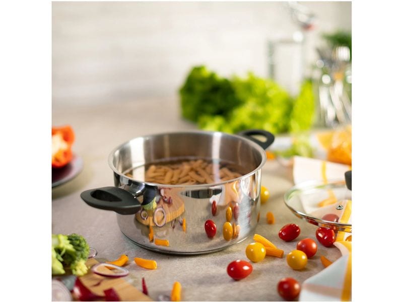Kuhn Rikon Kochtopf Classic 20 cm Kochtopf mit Glasdeckel
