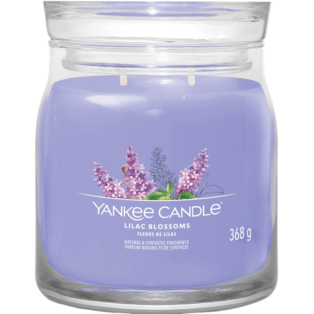 Bougie jarre - Fleurs de lilas - Modèle medium  - 368 g
