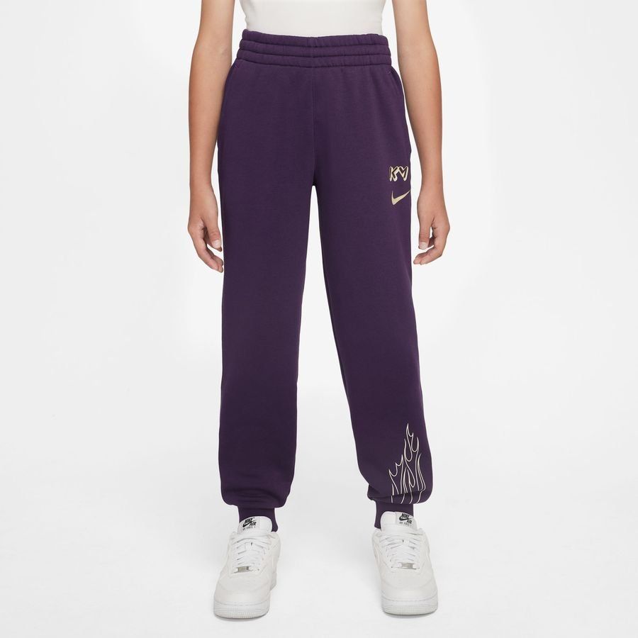 Nike Bas de Survêtement Club Fleece Mbappé Personal Edition - Violet/Blanc/Doré Enfant