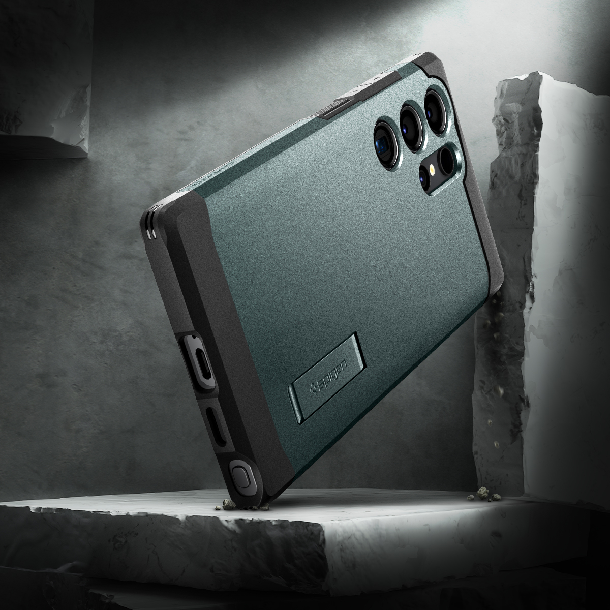 Samsung Galaxy S24 Ultra Tough Armor Case Hülle (ACS07302) - Abyss Green