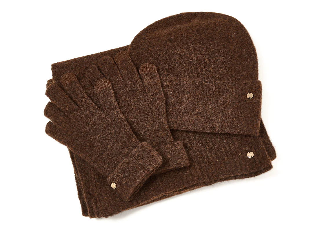 Chabo - Bilbao Knitted Scarf - Chocolate